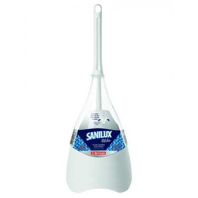 Escova sanitária plastica c/pote
